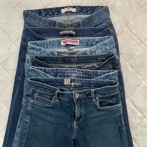 Bundle of 6 jeans (name brand)!